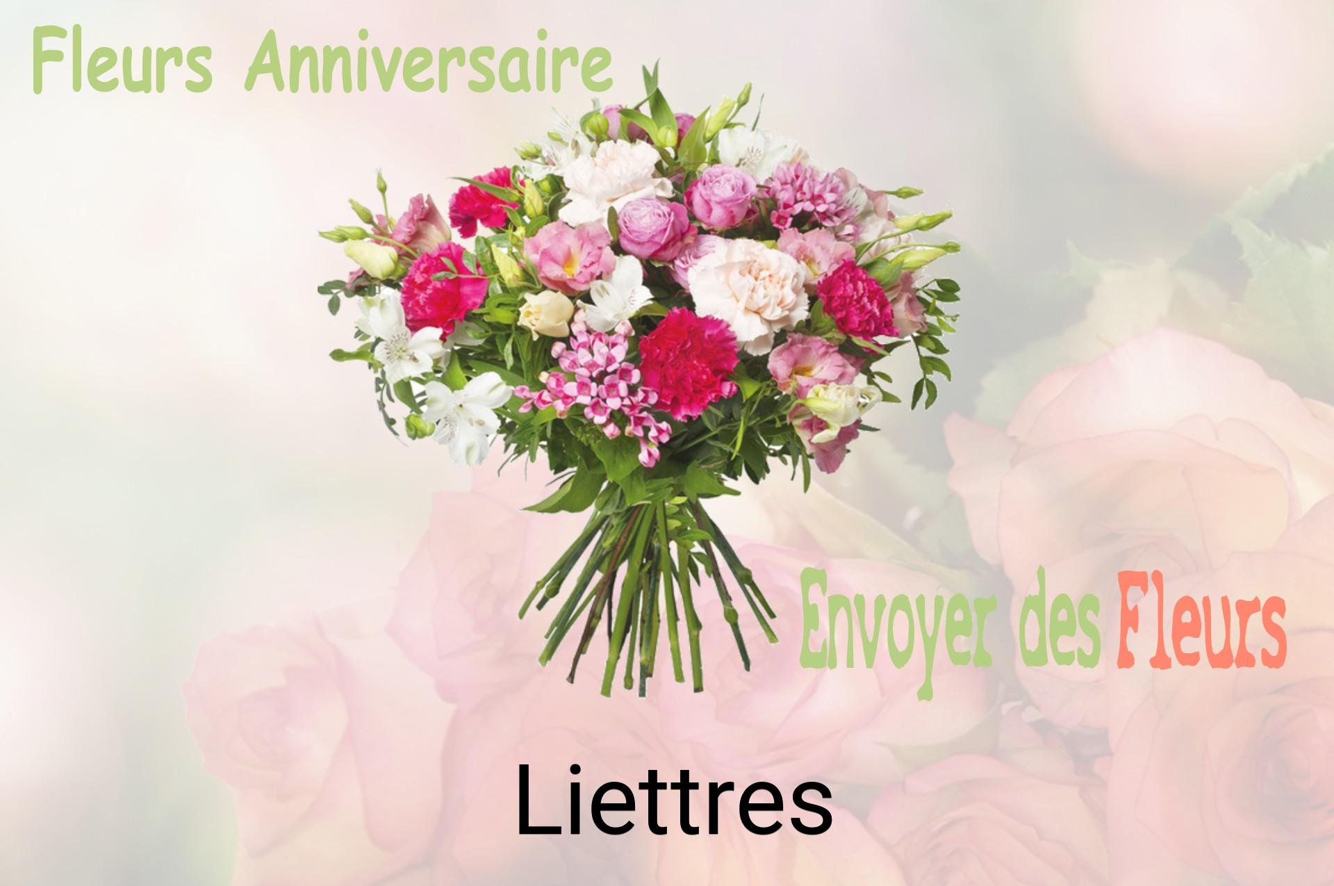 Bouquet de fleurs d’anniversaire livré à Liettres