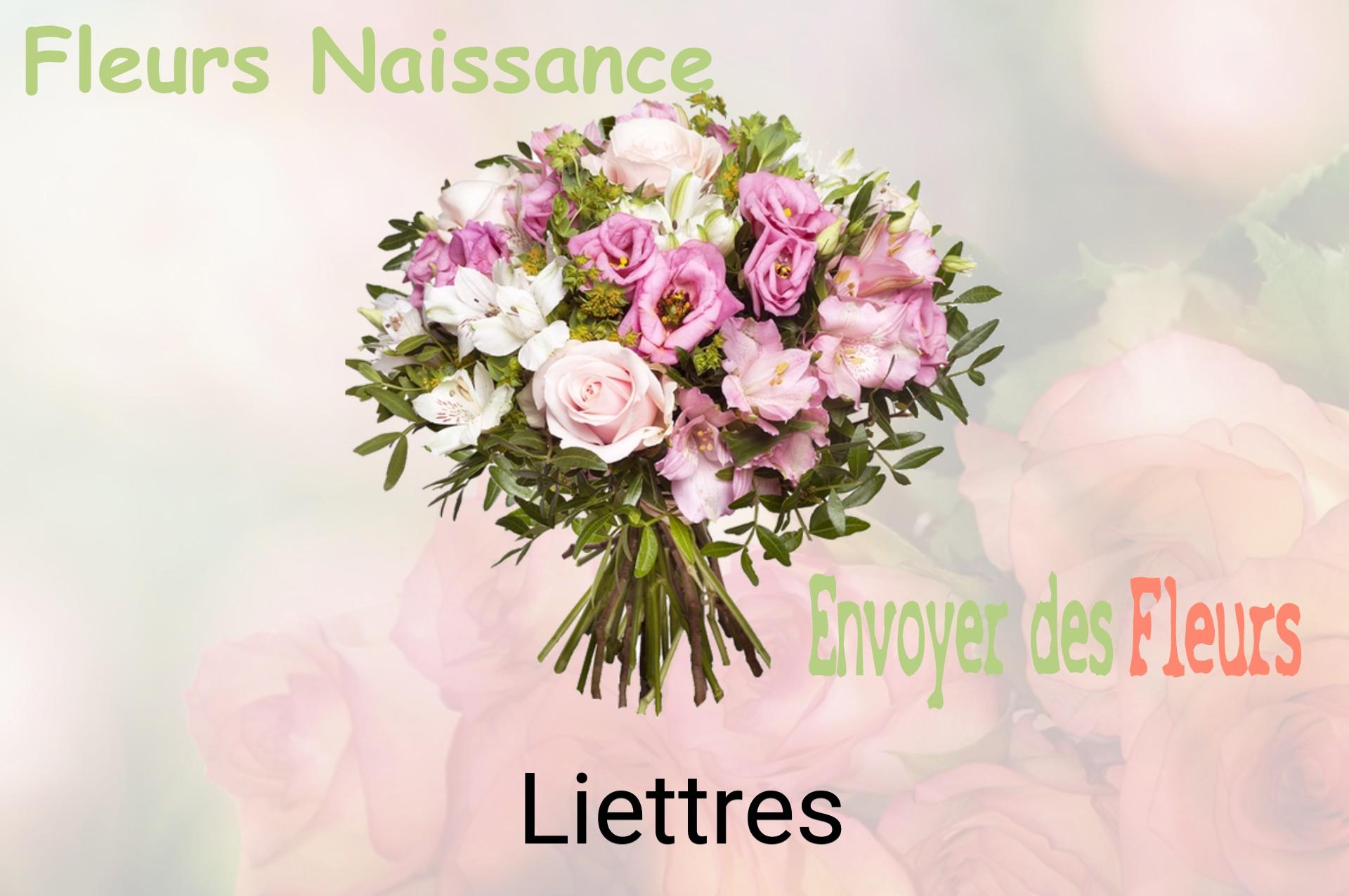 Bouquet de fleurs de naissance livré à Liettres